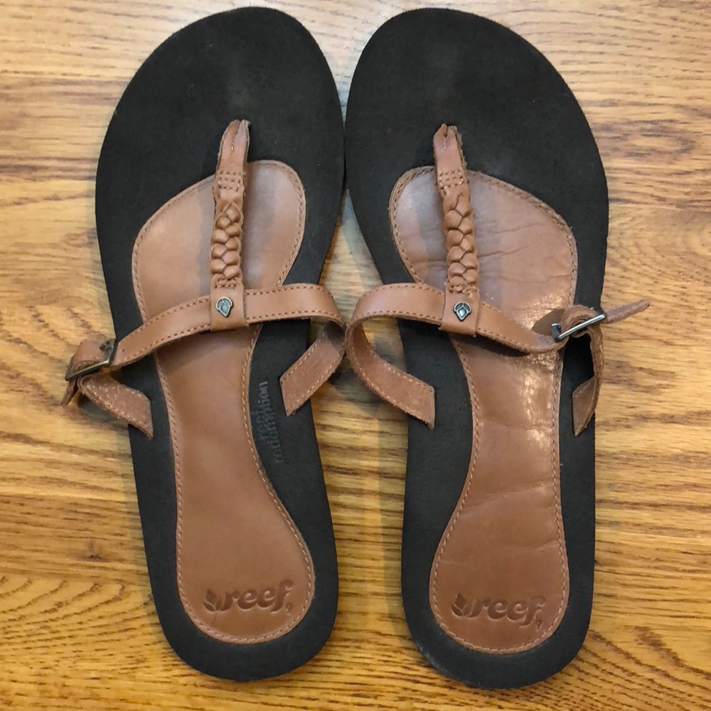 Reef Redemption Leather Sandals size 9